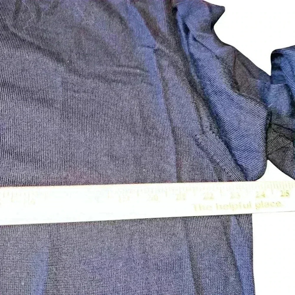 Punta Ala Sz L Merino Wool Pullover Sweater Collared Preppy Dark Academia - Picture 5 of 11